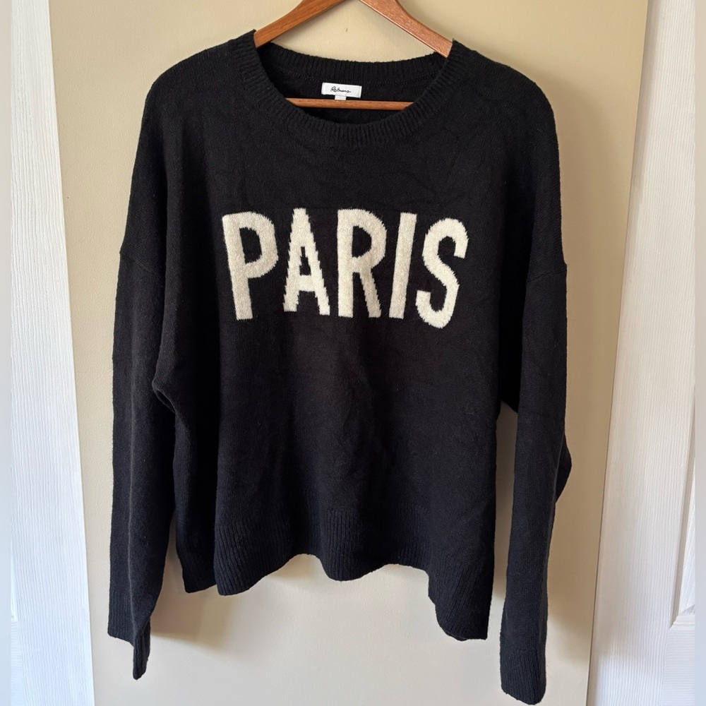 Reitmans Paris Long-Sleeve Crew-Neck PlushSoft Loose Sweater Size 2X - Picture 5 of 11